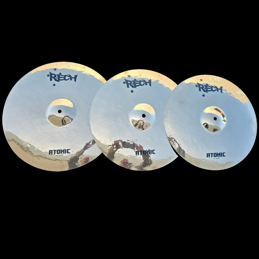 Rech PROTOTYPE Atomic Crash Cymbal Pack 16-17-18 Crash Cymbals
