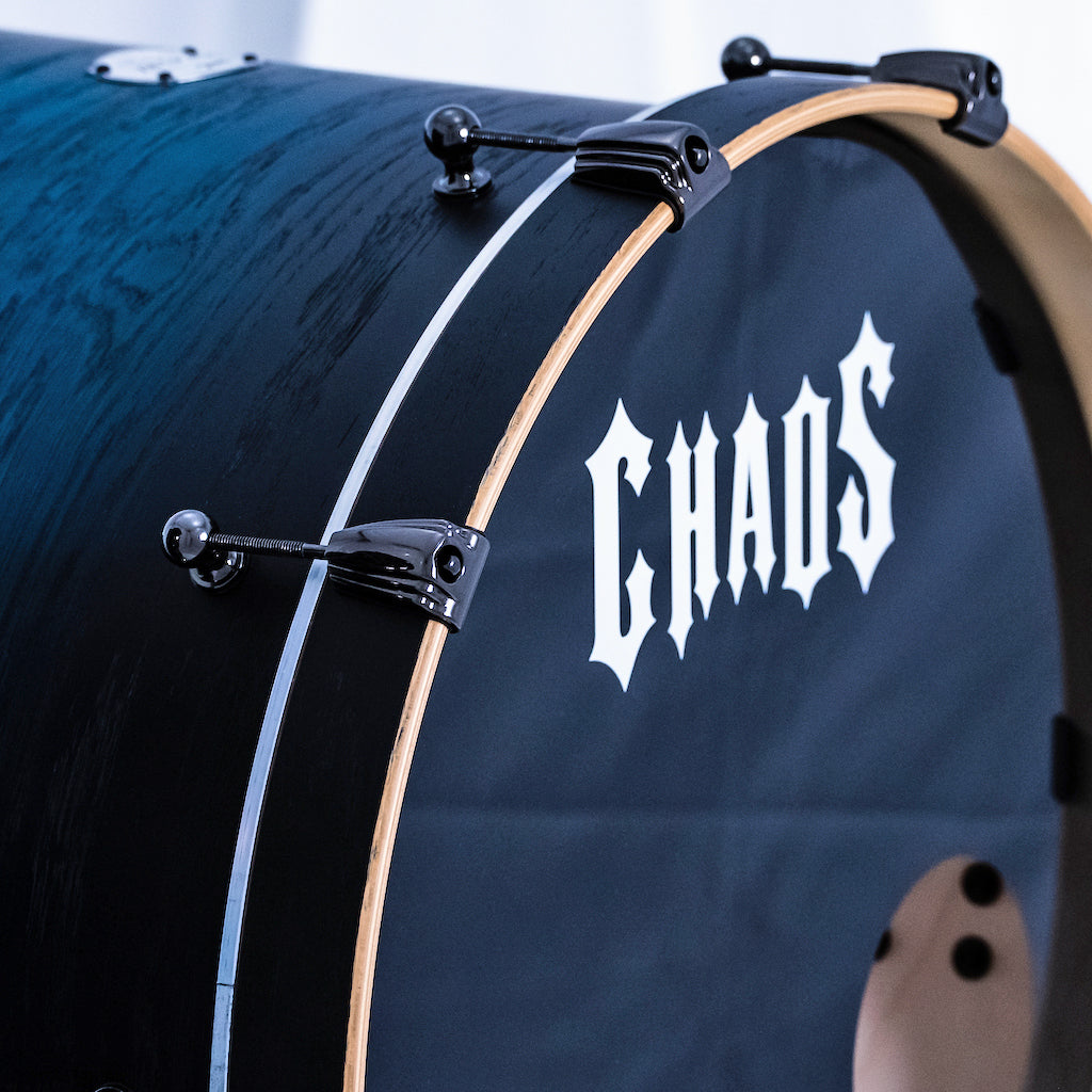 Chaos Phoenix II Maple & Oak Drum Kit - Blue Burst