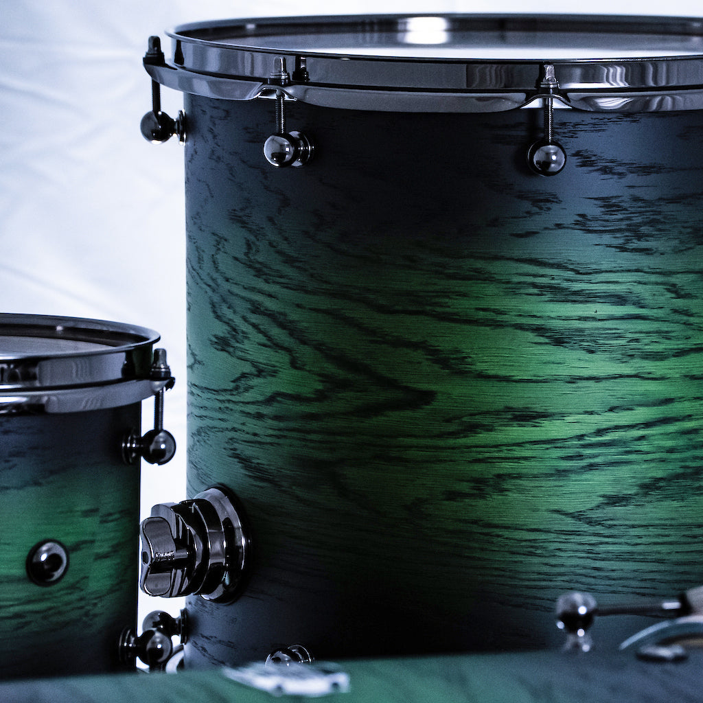 Chaos Phoenix II Maple & Oak Drum Kit - Green Burst