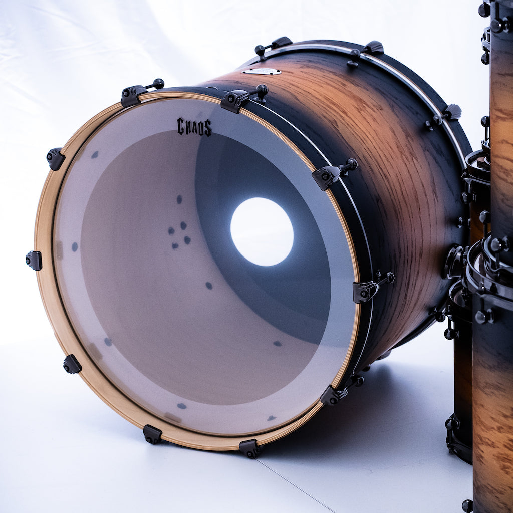 Chaos Phoenix II Maple & Oak Drum Kit - Orange Burst