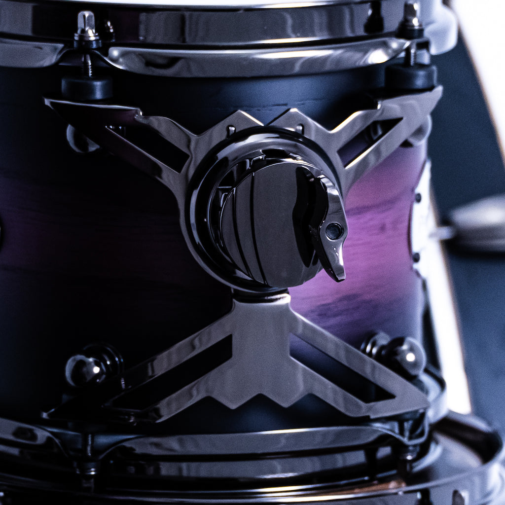 Chaos Phoenix II Maple & Oak Drum Kit - Purple Burst