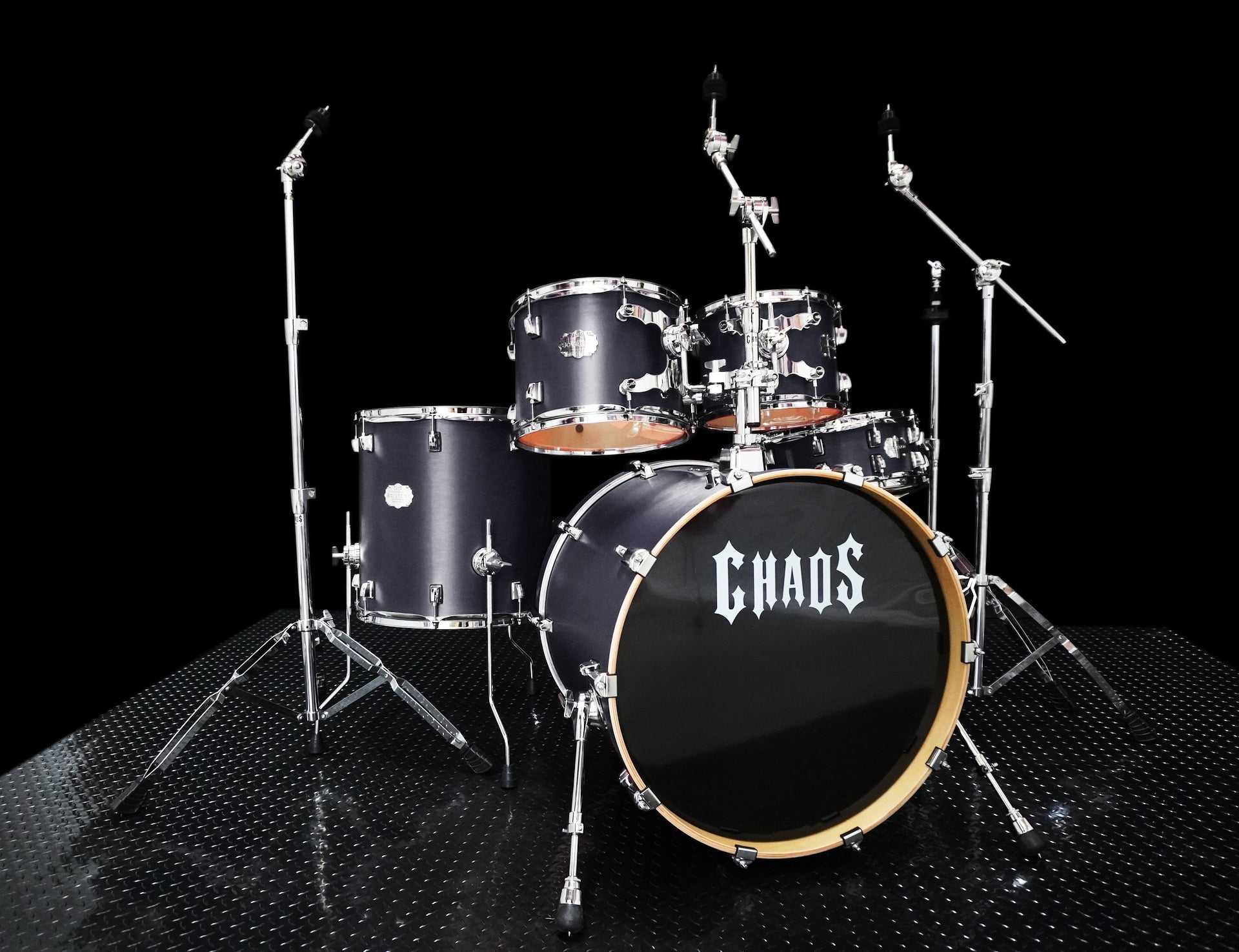 Chaos Sovereign Drum Kit - Gun  Metal Black
