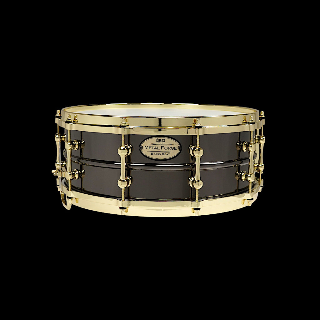 Chaos Metal Forge 14x6.5 Brass Beat Snare Drum - Gold