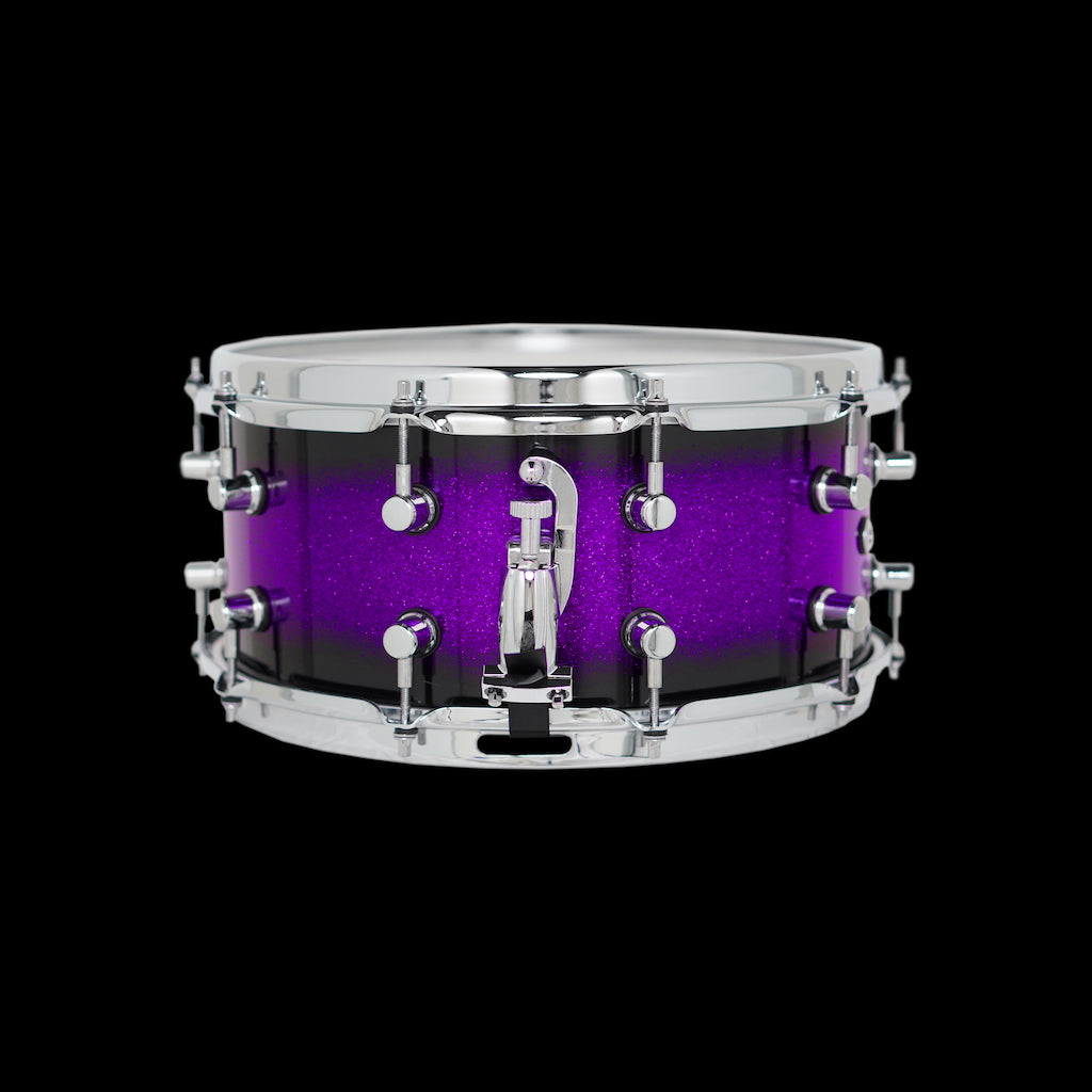 Chaos Maple Snare Drum - Legend Tone, Crack and sensitivity. Blue Sparkle Burst