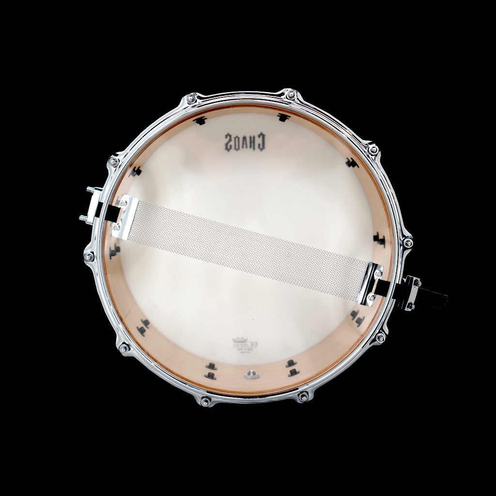 Chaos Maple Snare Drum - Legend Tone, Crack and sensitivity. Blue Sparkle Burst