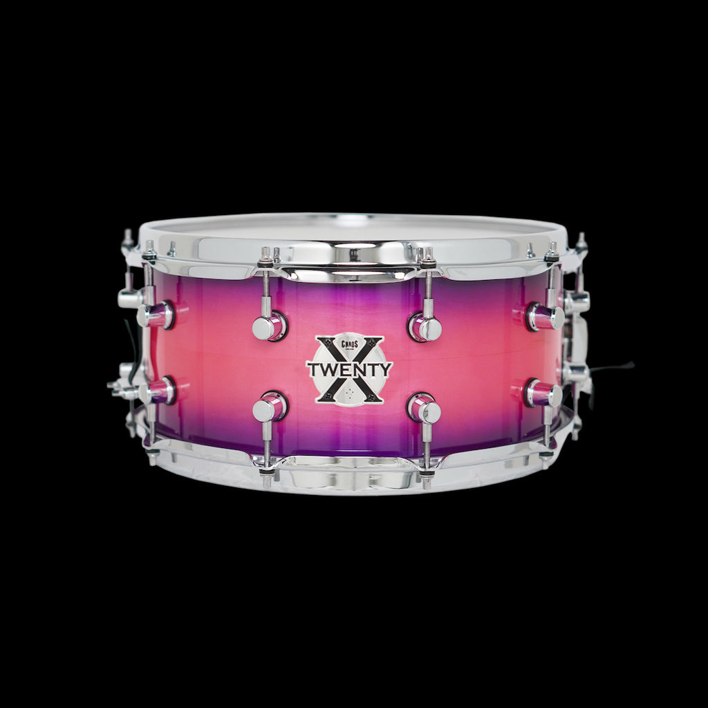 Chaos Twenty X 14x6.5 20 Ply Snare Drum - Cotton Candy