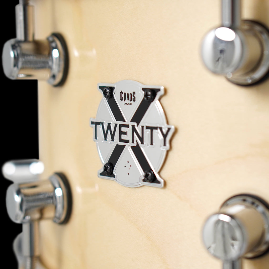 Chaos Twenty Ply Snare Drum - Maple & Birch Shell, Amazing attack, tone and presence.