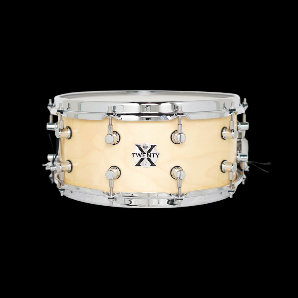Chaos Twenty Ply Snare Drum - Maple & Birch Shell, Amazing attack, tone and presence.