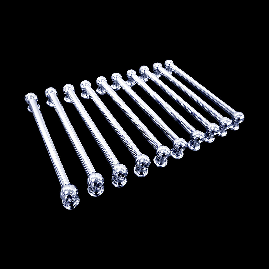 Group of DFP 114mm Chrome Double End Vintage Tube Drum Lugs