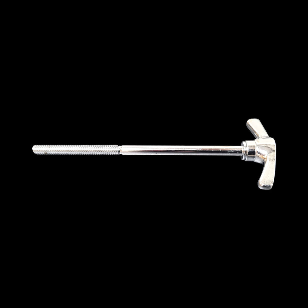 Flat Angle DFP 115mm Wing Nut T-Handle Bass Drum Tension Rods - Chrome