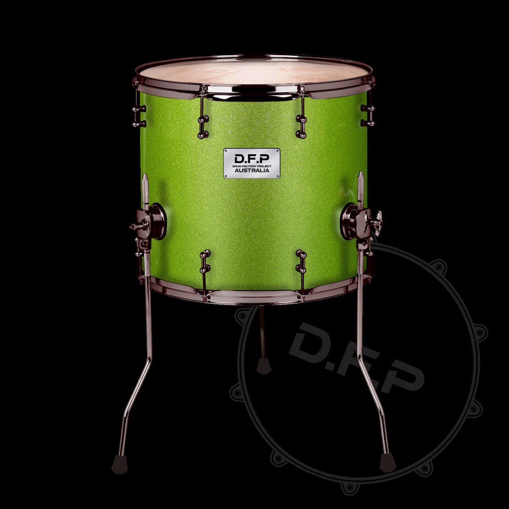 DFP Drum Wrap Apple Sparkle Green Sparkle