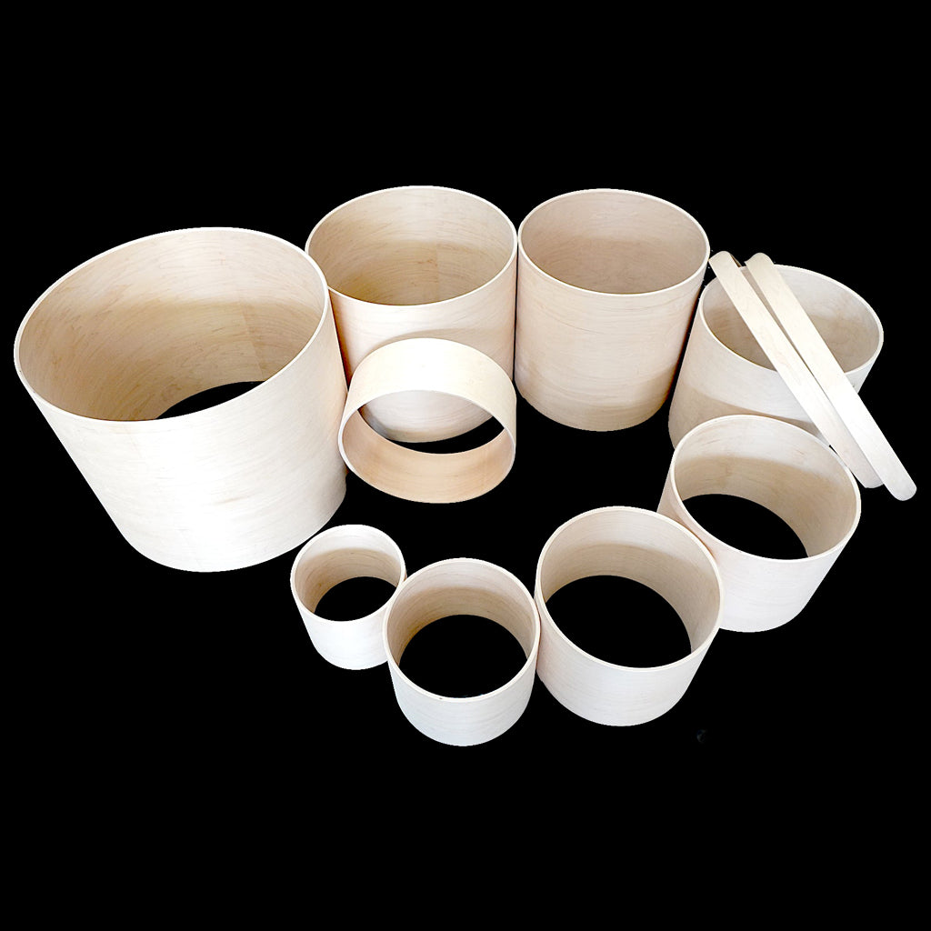 Birch Shell Maple, Birch Drum Shells