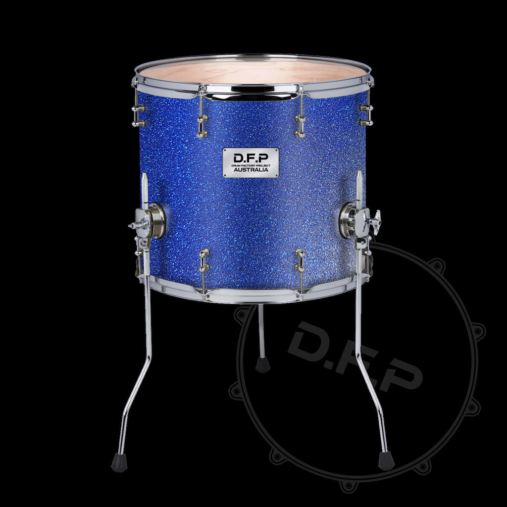 DFP Drum Wrap - Dark Blue Sparkle