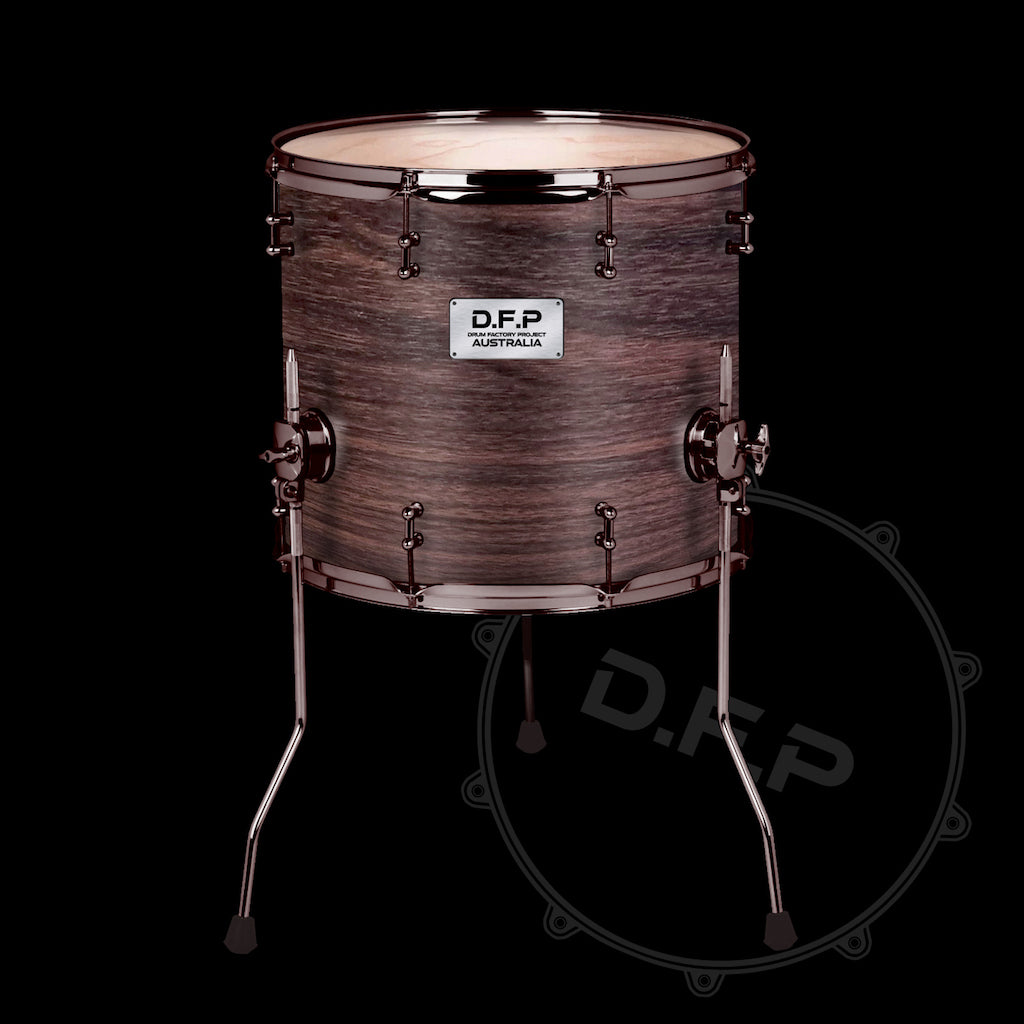 DFP Drum Wrap - Brown Wood Grain
