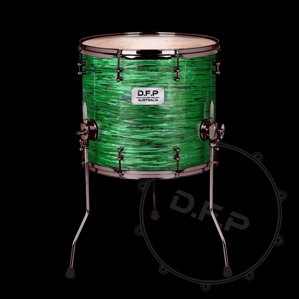 DFP Drum Wrap - Green Oyster