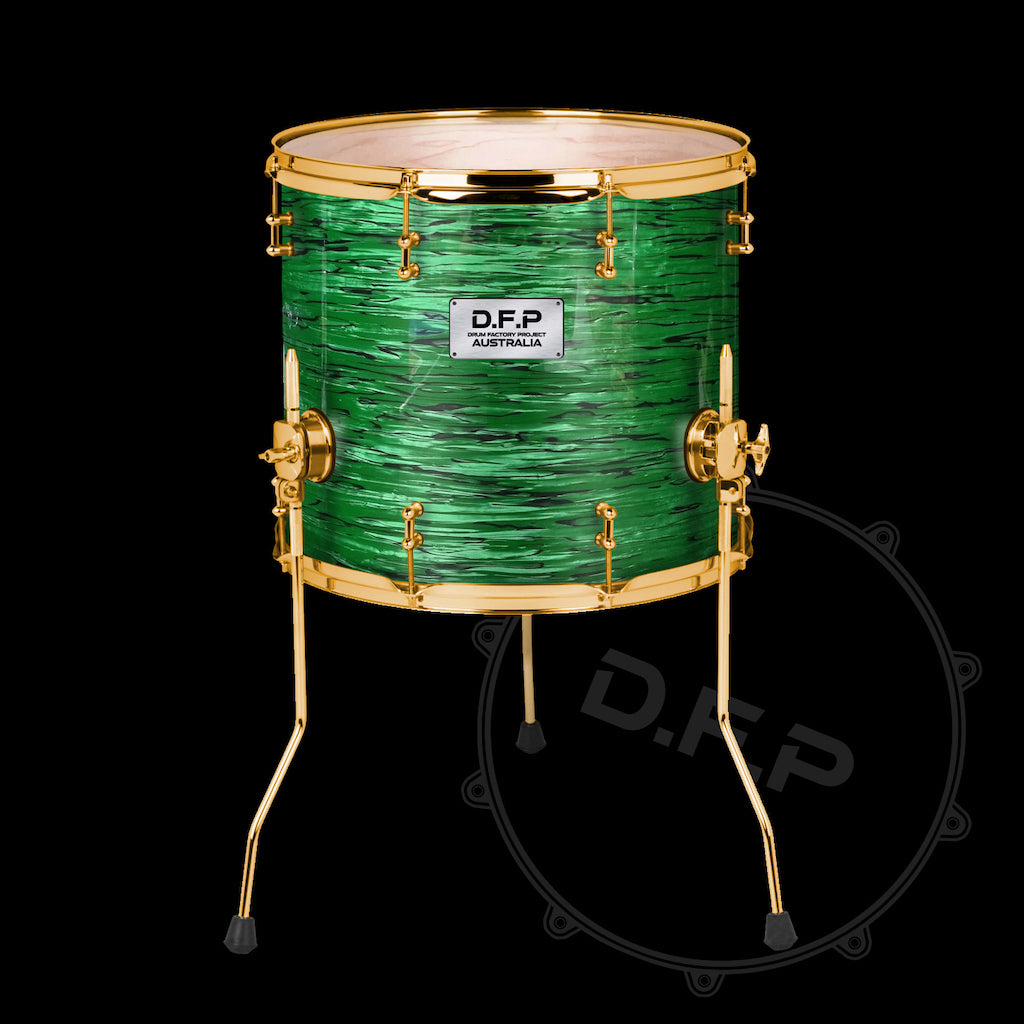 DFP Drum Wrap - Green Oyster