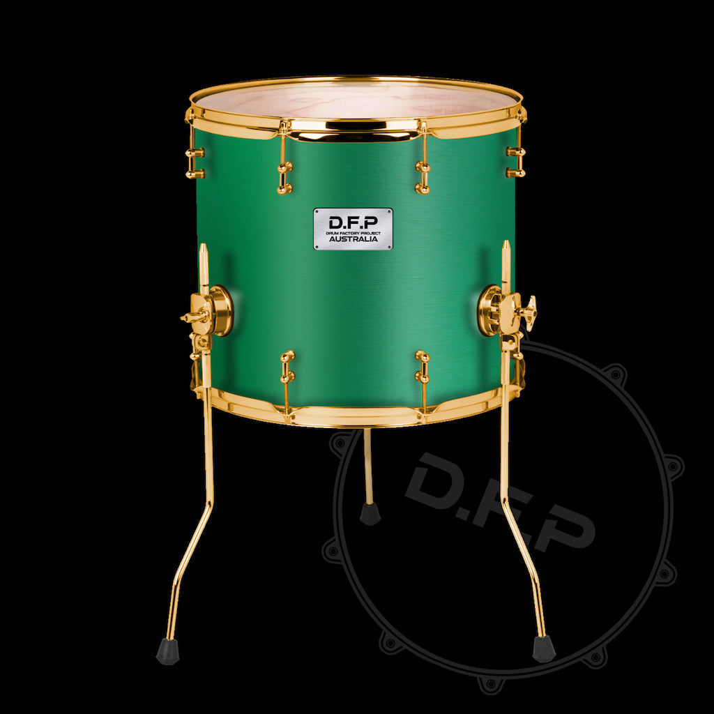 DFP Drum Wrap - Gun Metal Green
