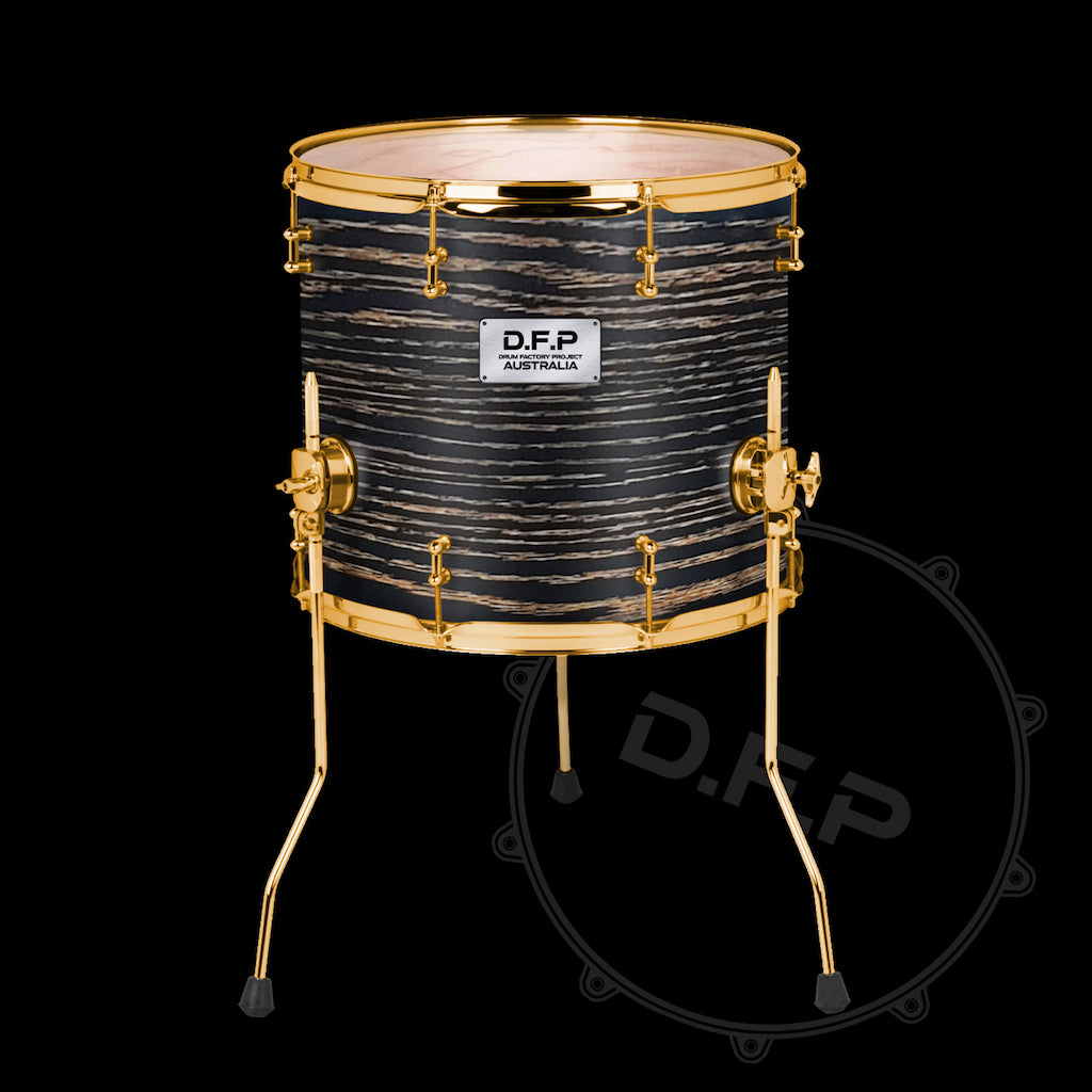 DFP Drum Wrap - Legendary Black Grain