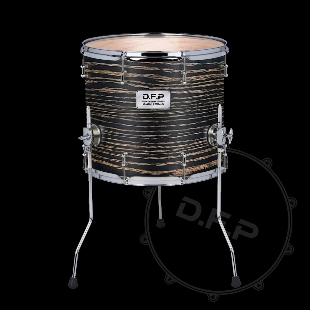 DFP Drum Wrap - Legendary Black Grain