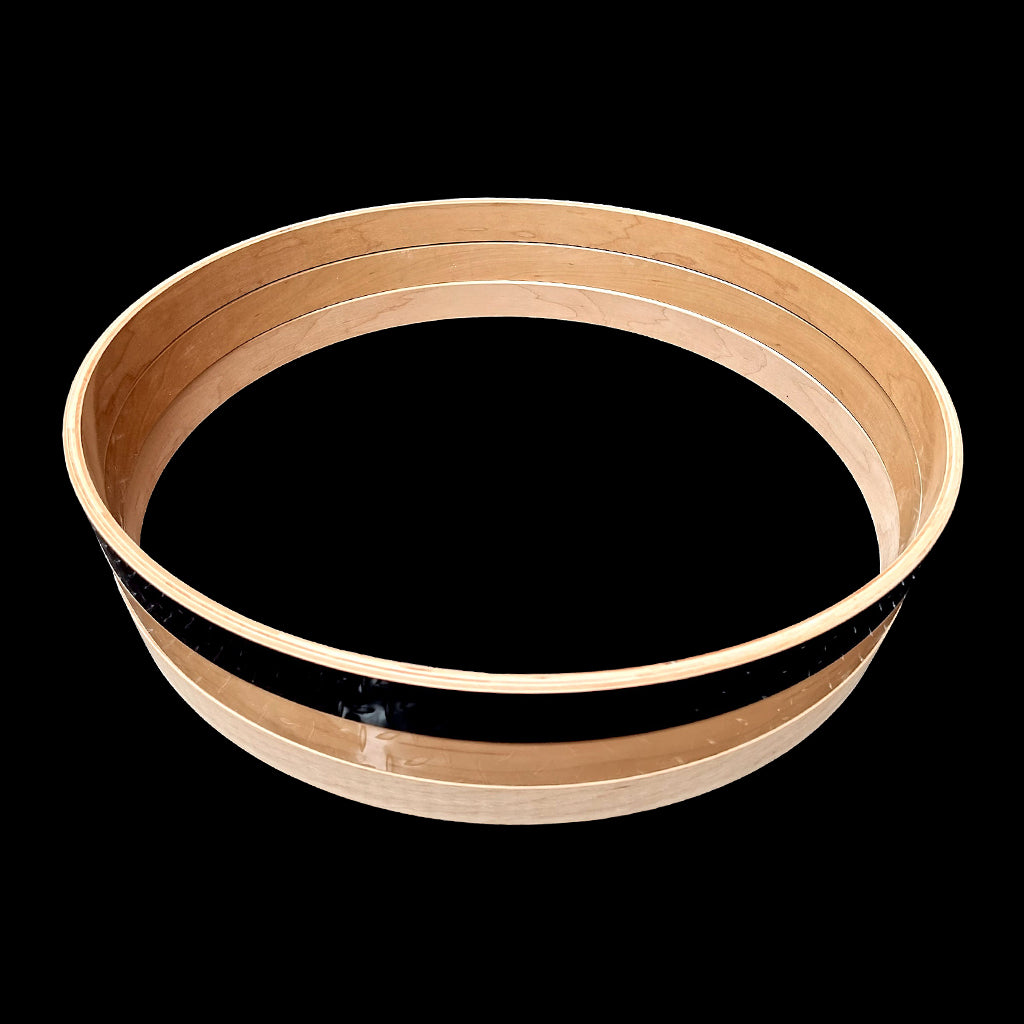 Group of DFP Maple Bass Drum Hoops