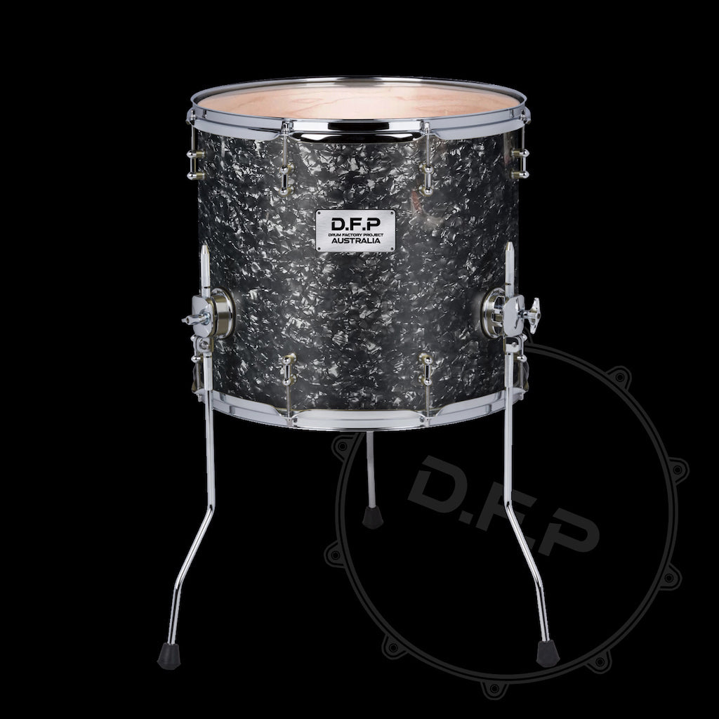 DFP Drum Wrap - Black Marine Pearl