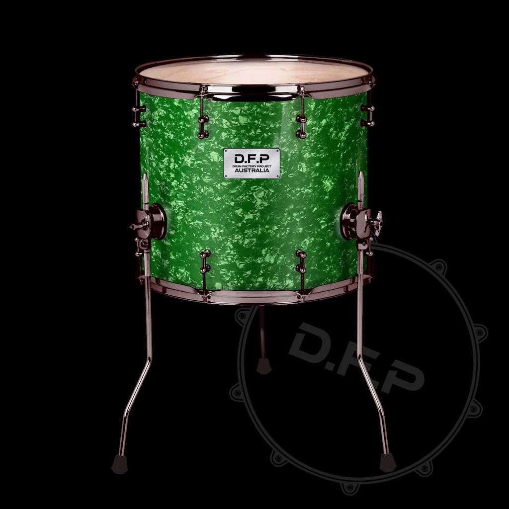 DFP Drum Wrap - Green Marine Pearl