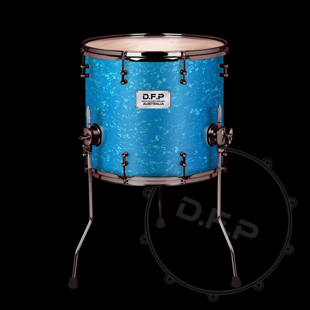DFP Drum Wrap - Light Blue Marine Pearl
