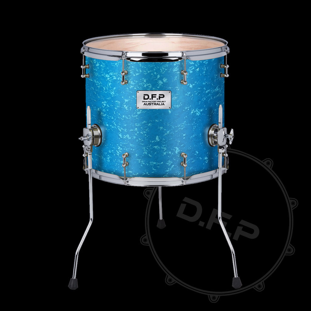 DFP Drum Wrap - Light Blue Marine Pearl