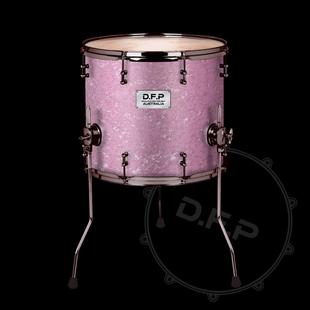 DFP Drum Wrap - Pink Marine Pearl