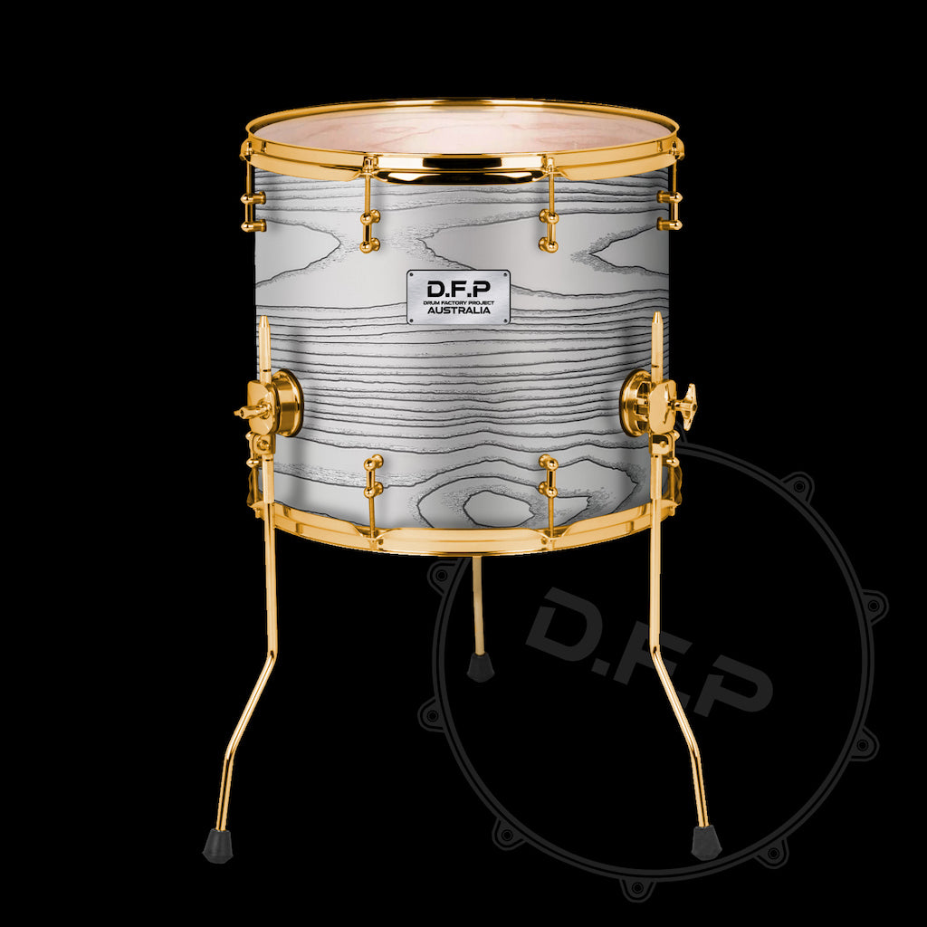 DFP Drum Wrap - White Ashwood