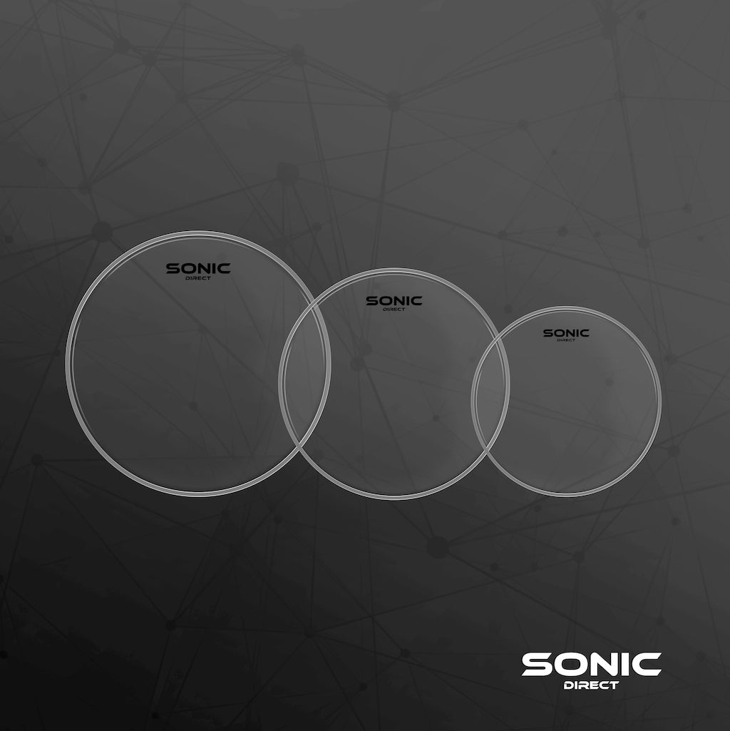 Sonic Direct Drum Head Pack - Clear