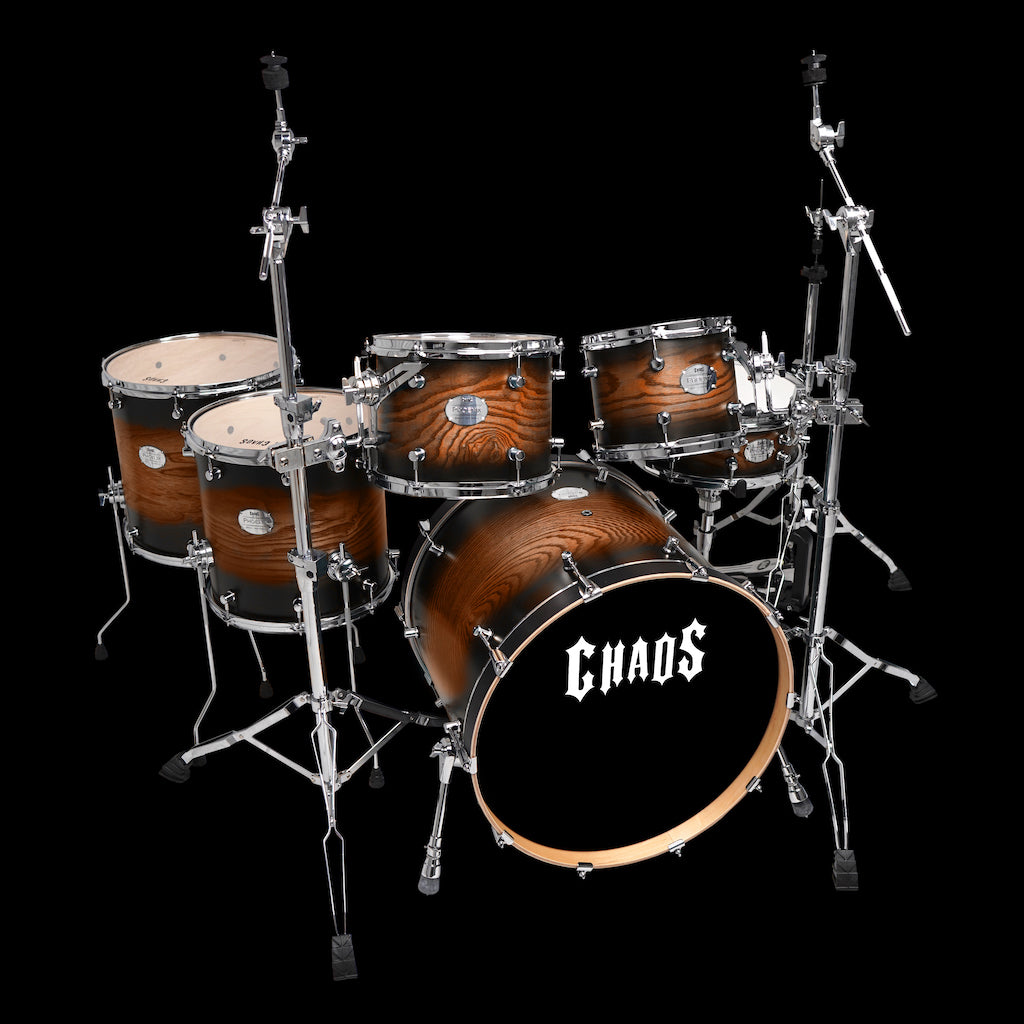 Chaos Phoenix Drum Kit - Orange Burst