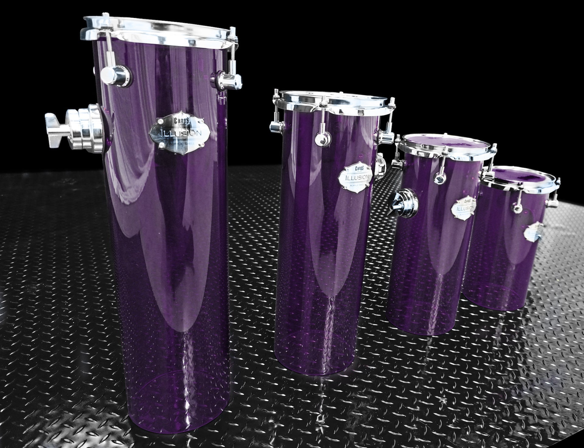 Chaos Illusion Acrylic Cannon Toms - Purple