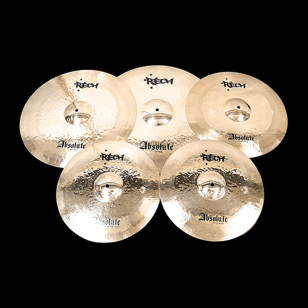 Rech Absolute 5 Piece Cymbal Pack Set