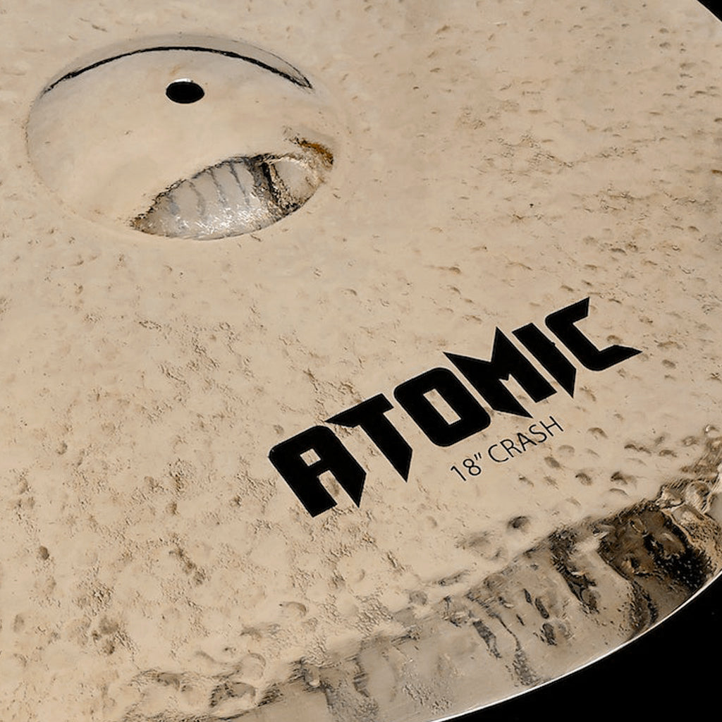 Close Up of Rech Atomic 18" Crash Cymbal