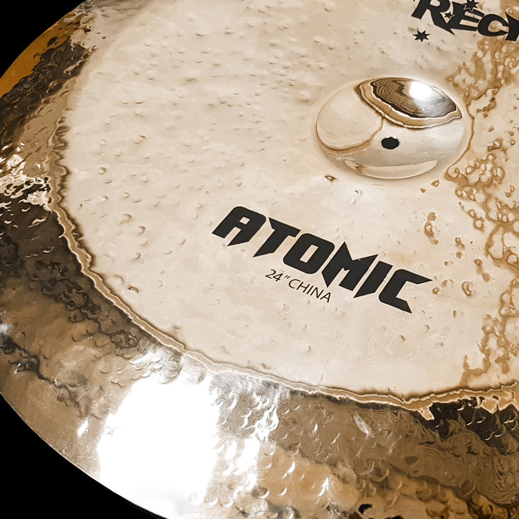 Close Up of Rech Atomic 24" China Cymbal