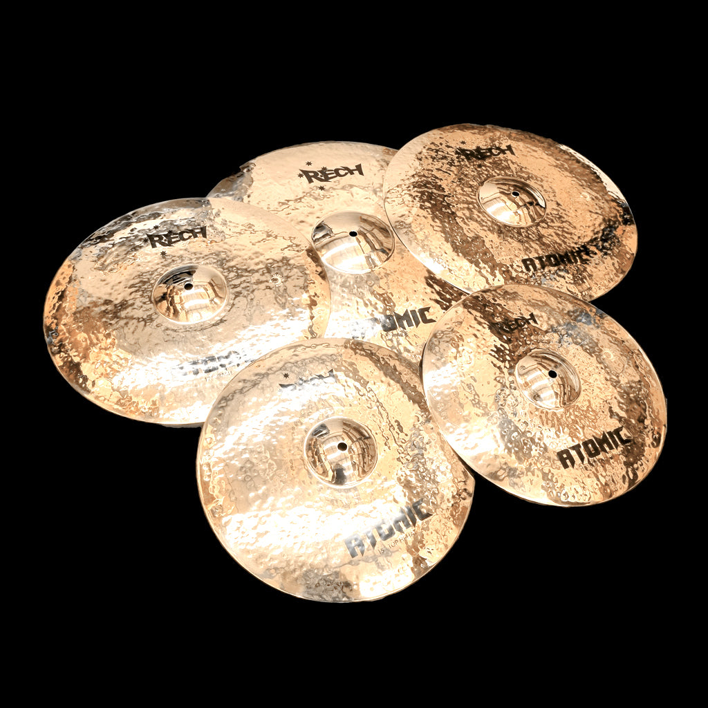 Rech Atomic 5 Piece Cymbal Pack Set - Big Sizes