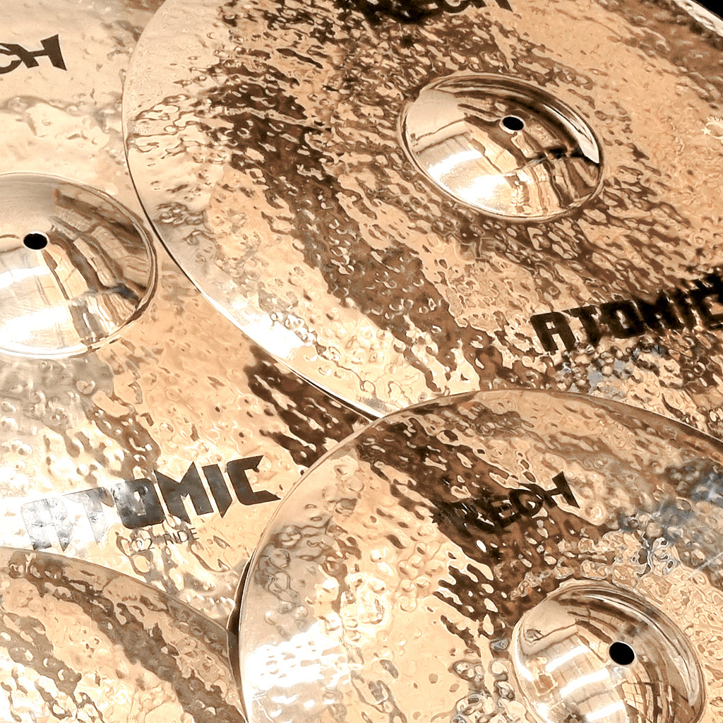 Group Shot of Rech Atomic 5 Piece Cymbal Pack Set - Big Sizes