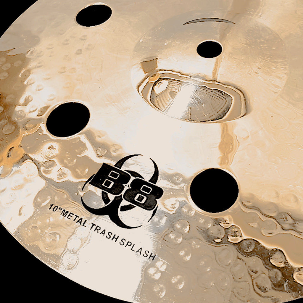 Close Up of Rech B8 Metal 10" Trash Splash Cymbal