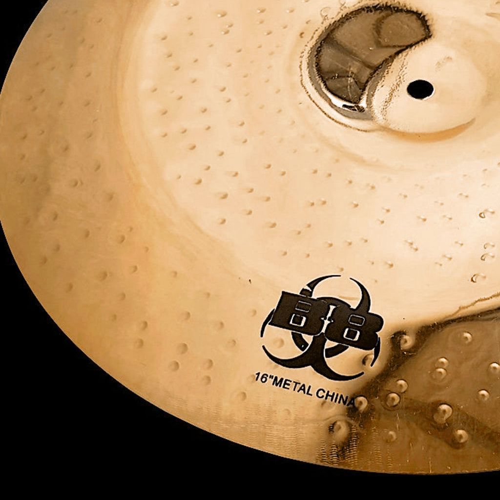 Close up of Rech B8 Metal 16" China Cymbal