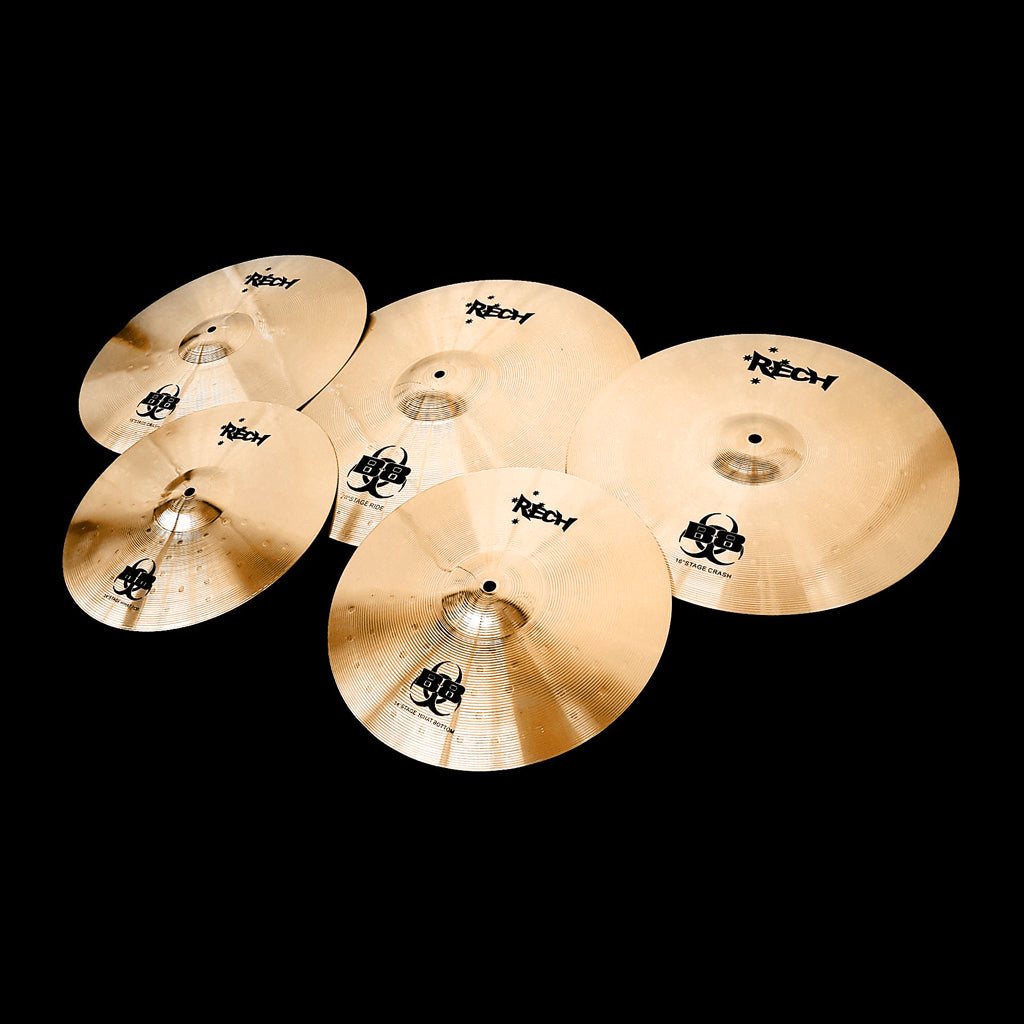 Rech B8 Stage 5 Piece Cymbal Pack Set