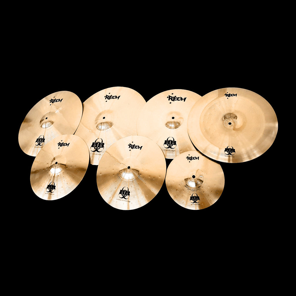 Rech B8 Stage 7 Piece Super Cymbal Pack Set