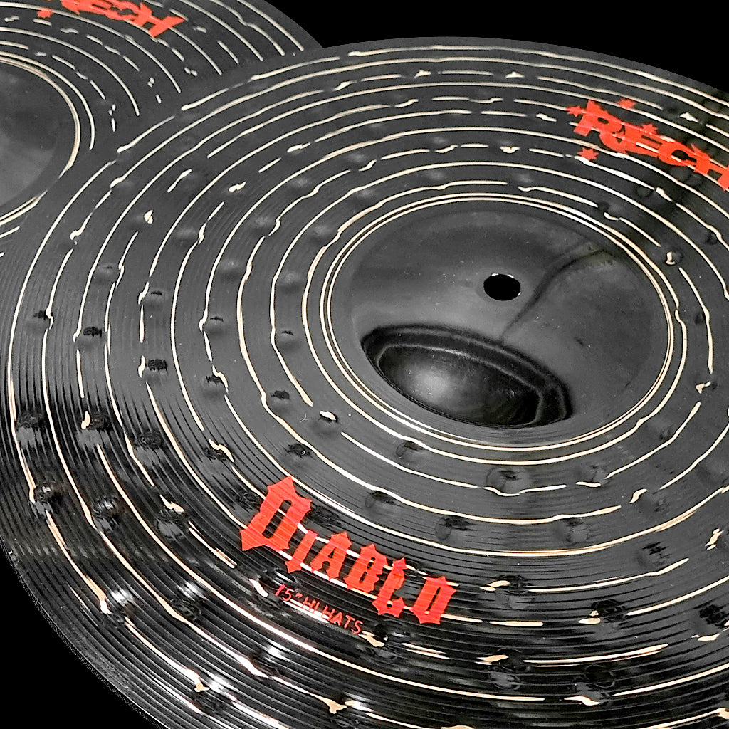 Rech Diablo 15" Hi Hat Cymbals