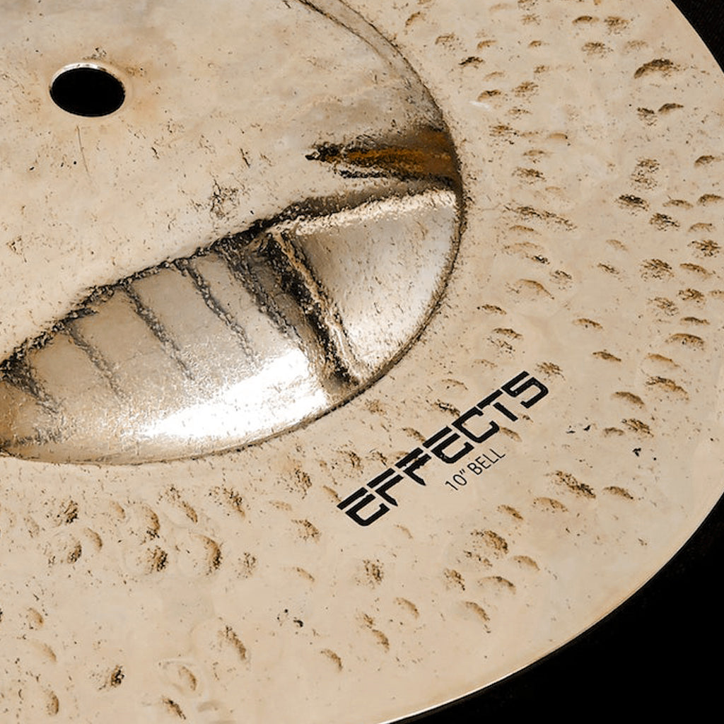 Close Up of RECH Effects 10" Brilliant Bell Cymbal