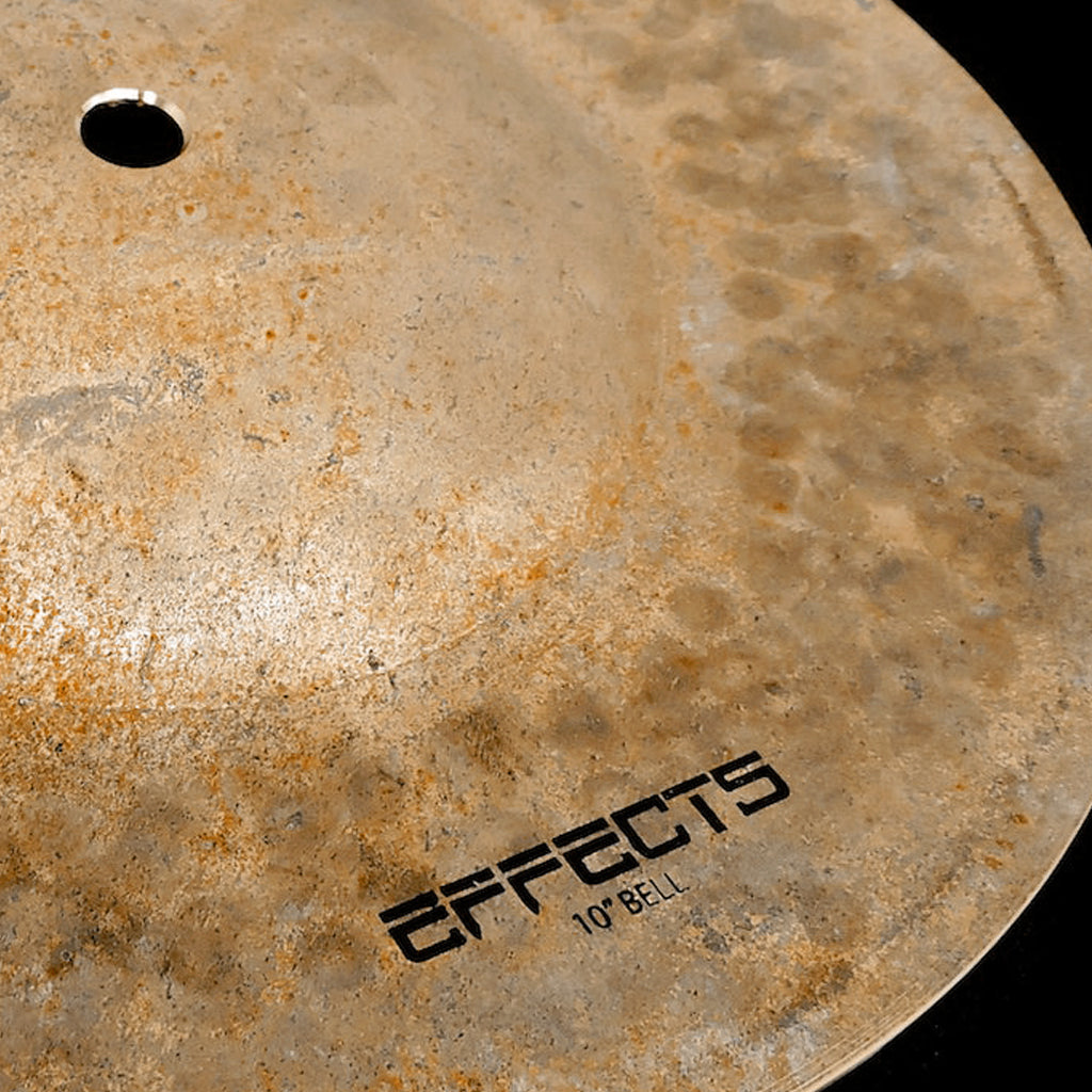 Close Up of RECH Effects 10" Natural Bell Cymbal