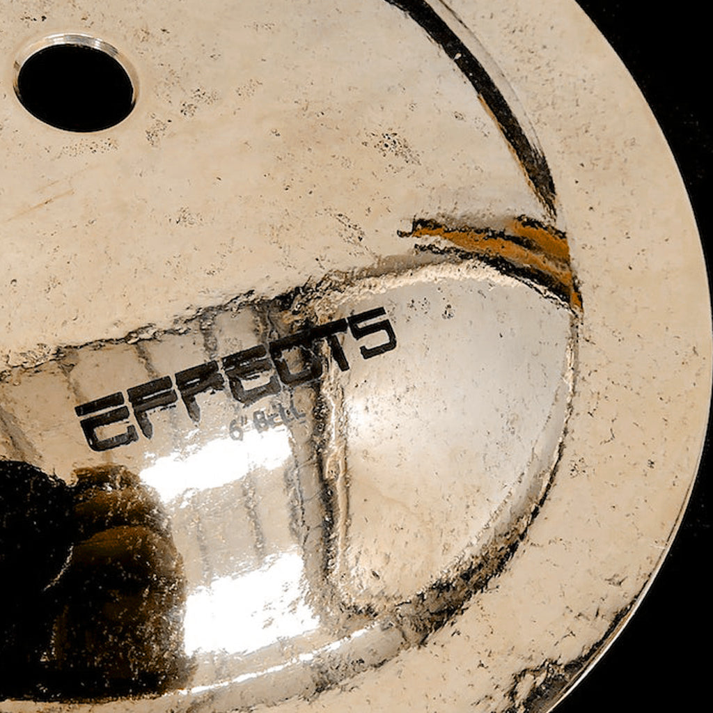 Close Up of RECH EFFECTS 6" Bell Cymbal Brilliant