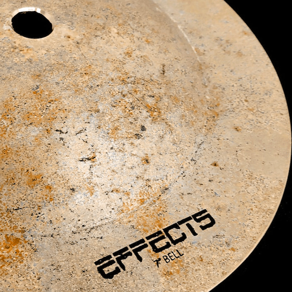Close Up of RECH Effects 7" Natural Bell Cymbal