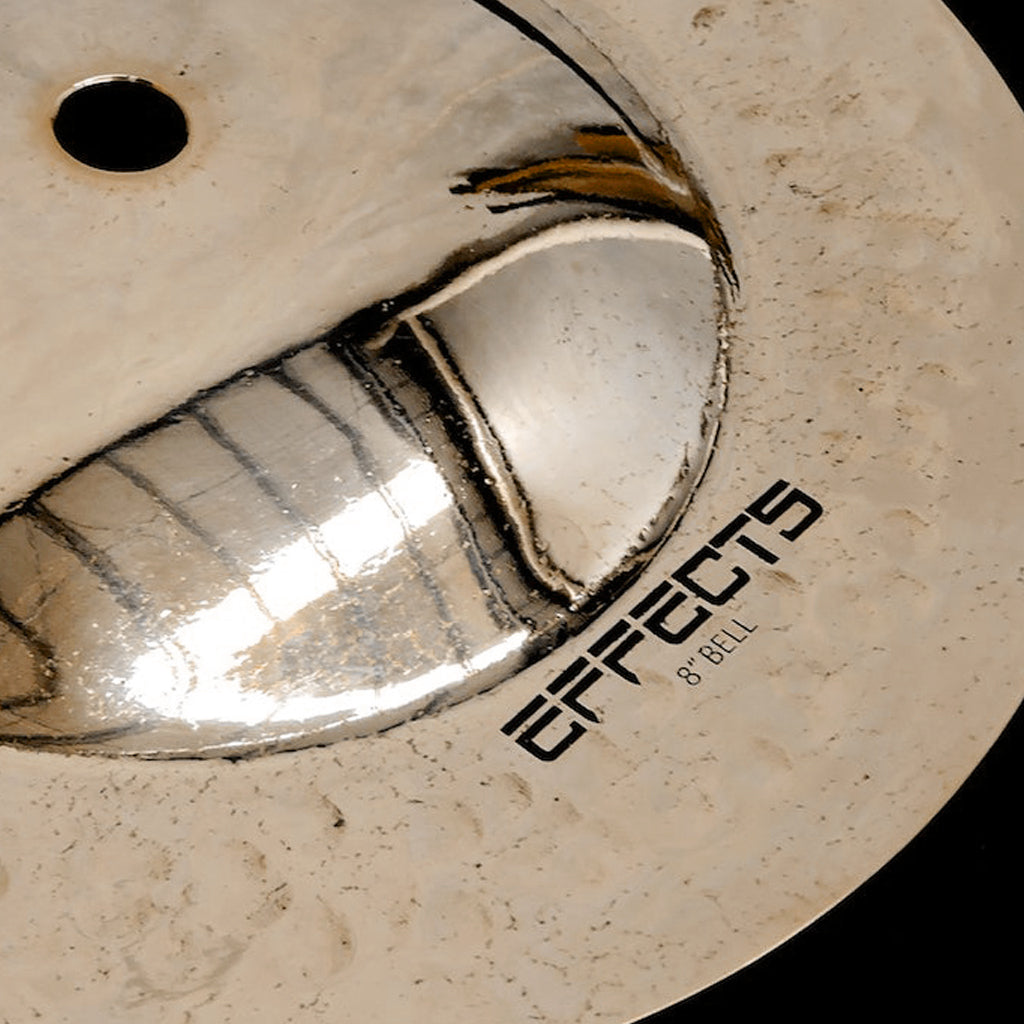 Close Up of RECH Effects 8" Brilliant Bell Cymbal