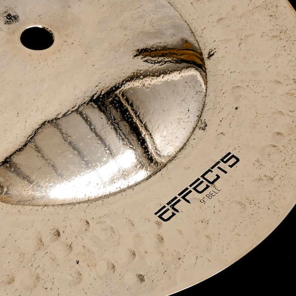 Close Up of RECH Effects 9" Brilliant Bell Cymbal