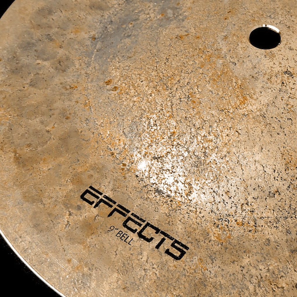 Close Up of RECH Effects 9" Natural Bell Cymbal